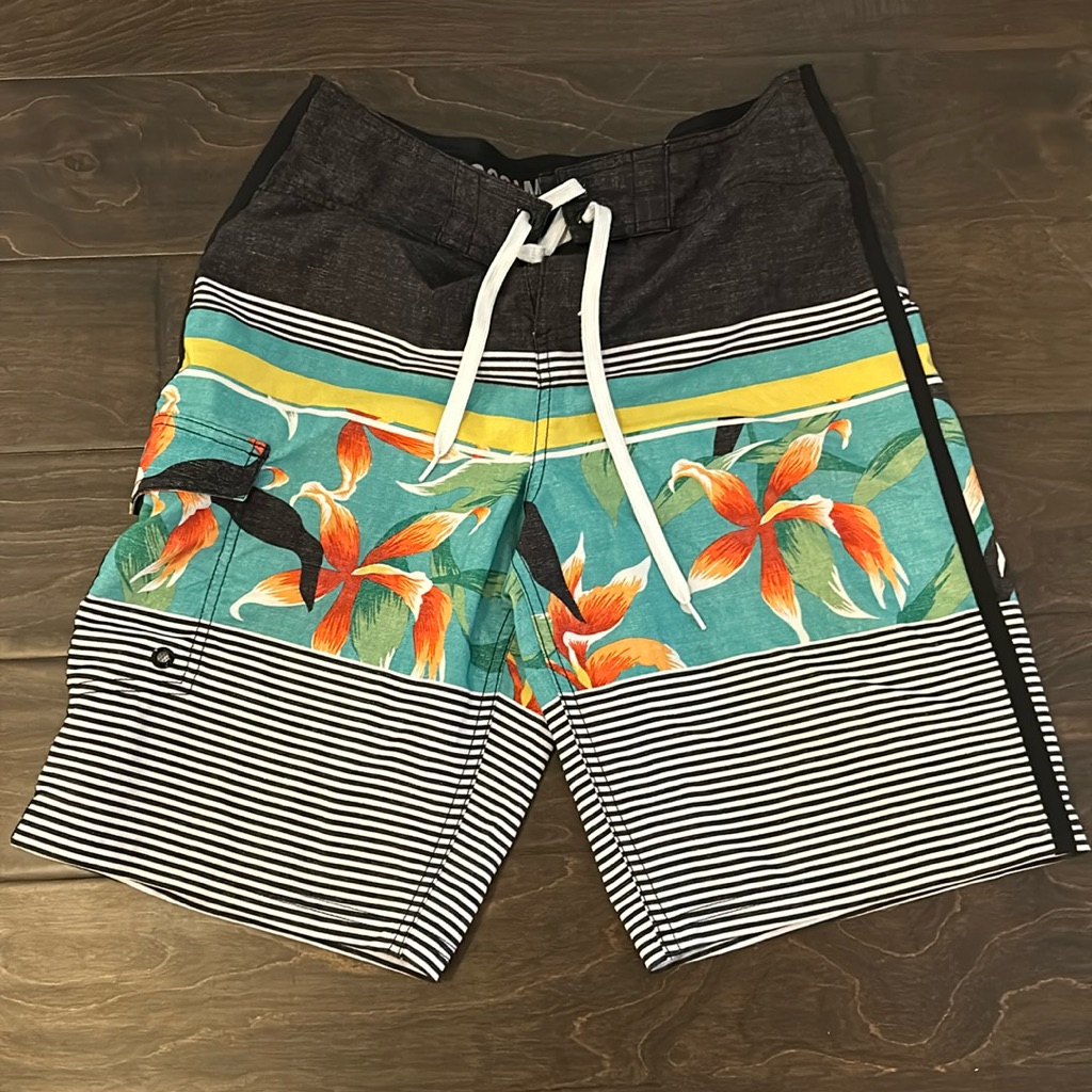 Mossimo Supply Co Floral Swim Trunks